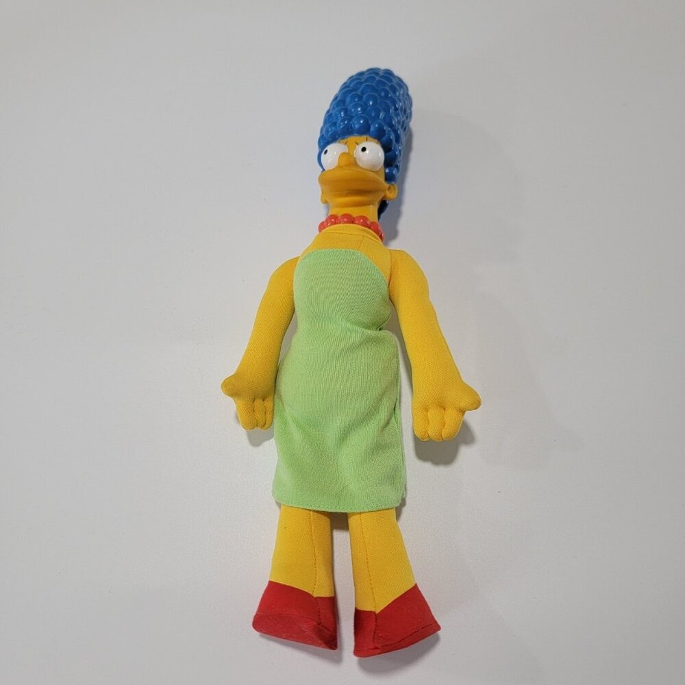 Vintage The Simpsons 1990 Burger King Figures Plush‎ Doll Marge Simpson EUC